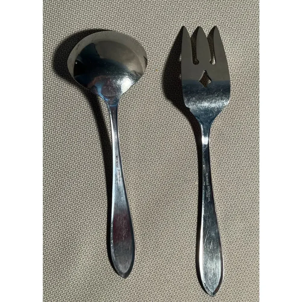 Interpur Stainless Steel‎ Ladle Meat Fork Dots
